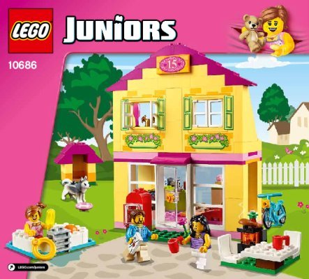 Istruzioni per la Costruzione - LEGO - Juniors - 10686 - Villetta familiare: Page 1