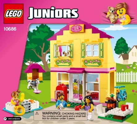 Istruzioni per la Costruzione - LEGO - Juniors - 10686 - Villetta familiare: Page 1