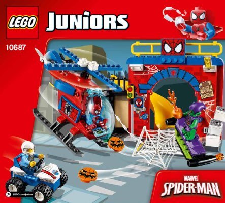 Istruzioni per la Costruzione - LEGO - Juniors - 10687 - Il nascondiglio di Spider-Man™: Page 1