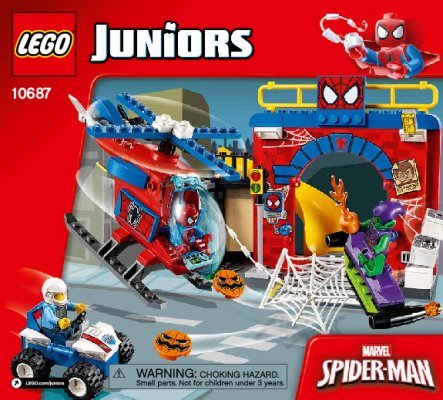 Istruzioni per la Costruzione - LEGO - Juniors - 10687 - Il nascondiglio di Spider-Man™: Page 1