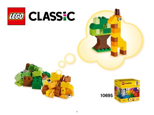 Istruzioni per la Costruzione - LEGO - Classic - 10695 - Scatola creativa LEGO®: Page 1