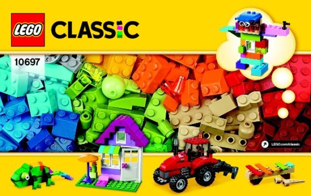 Istruzioni per la Costruzione - LEGO - Classic - 10697 - Grande scatola creativa LEGO®: Page 1