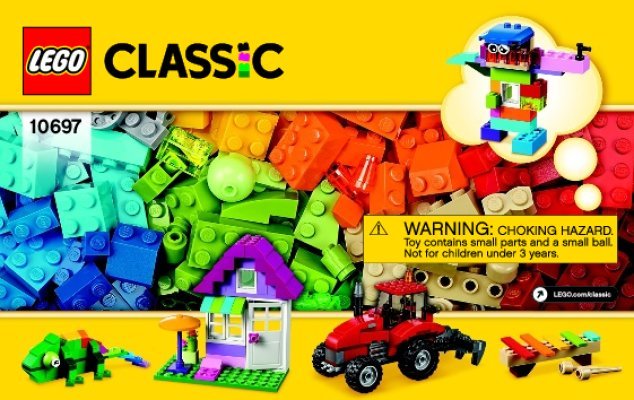 Istruzioni per la Costruzione - LEGO - Classic - 10697 - Grande scatola creativa LEGO®: Page 1