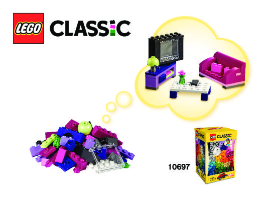 Istruzioni per la Costruzione - LEGO - Classic - 10697 - Grande scatola creativa LEGO®: Page 1