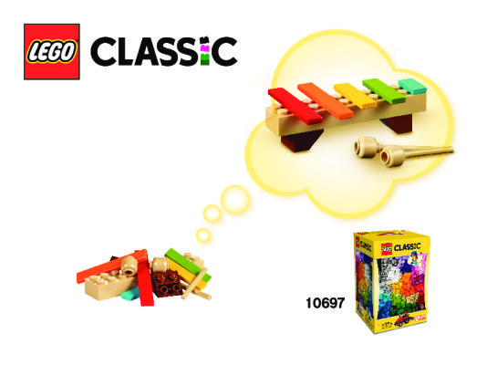 Istruzioni per la Costruzione - LEGO - Classic - 10697 - Grande scatola creativa LEGO®: Page 1