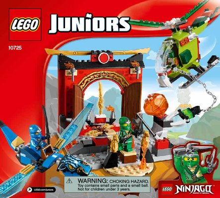 Istruzioni per la Costruzione - LEGO - Juniors - 10725 - Il tempio perduto di NINJAGO: Page 1