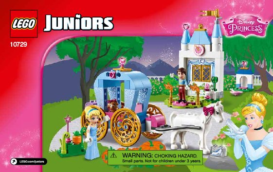 Istruzioni per la Costruzione - LEGO - Juniors - 10729 - La carrozza della Principessa Disney Cenerentola: Page 1