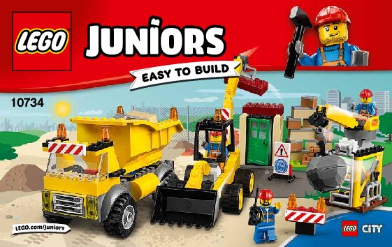 Istruzioni per la Costruzione - LEGO - Juniors - 10734 - Cantiere di demolizione: Page 1