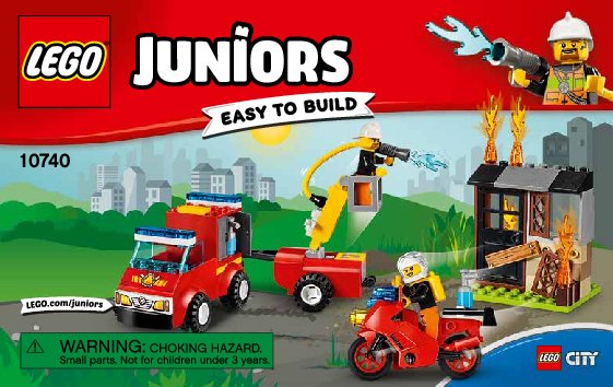 Istruzioni per la Costruzione - LEGO - Juniors - 10740 - Valigetta dei pompieri: Page 1