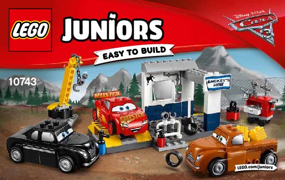 Istruzioni per la Costruzione - LEGO - Juniors - 10743 - Il garage di Smokey: Page 1