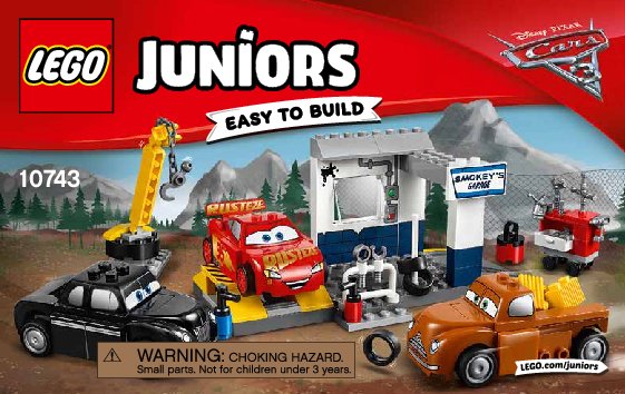 Istruzioni per la Costruzione - LEGO - Juniors - 10743 - Il garage di Smokey: Page 1