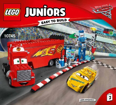 Istruzioni per la Costruzione - LEGO - Juniors - 10745 - Gara finale Florida 500: Page 1