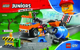 Istruzioni per la Costruzione - LEGO - 10750 - Road Repair Truck: Page 1