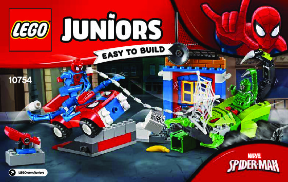 Istruzioni per la Costruzione - LEGO - 10754 - Spider-Man vs. Scorpion Street Showdown: Page 1