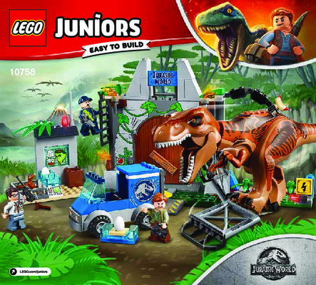 Istruzioni per la Costruzione - LEGO - 10758 - T. rex Breakout: Page 1