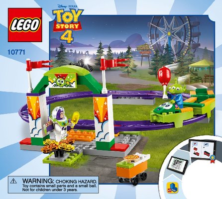 Istruzioni per la Costruzione - LEGO - 10771 - Carnival Thrill Coaster: Page 1