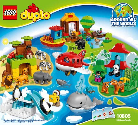 Istruzioni per la Costruzione - LEGO - DUPLO - 10805 - Viaggio intorno al mondo: Page 1