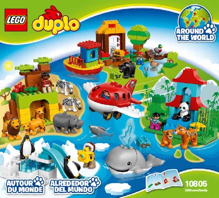 Istruzioni per la Costruzione - LEGO - DUPLO - 10805 - Viaggio intorno al mondo: Page 1