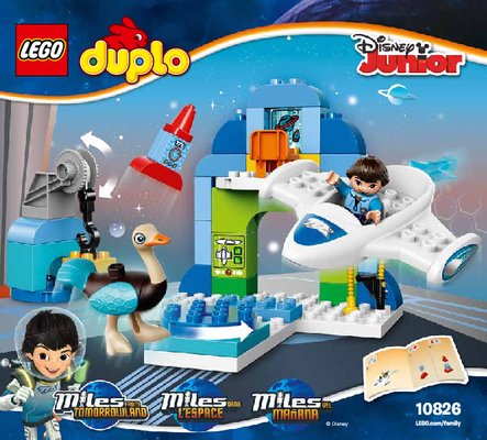 Istruzioni per la Costruzione - LEGO - DUPLO - 10826 - L'hanger stellare di Miles: Page 1