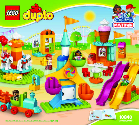 Istruzioni per la Costruzione - LEGO - DUPLO - 10840 - Il grande Luna Park: Page 1