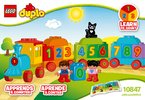 Istruzioni per la Costruzione - LEGO - DUPLO - 10847 - Il treno dei numeri: Page 1