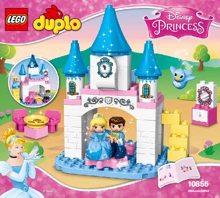 Istruzioni per la Costruzione - LEGO - DUPLO - 10855 - Il castello magico di Cenerentola: Page 1