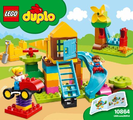 Istruzioni per la Costruzione - LEGO - 10864 - Large Playground Brick Box: Page 1