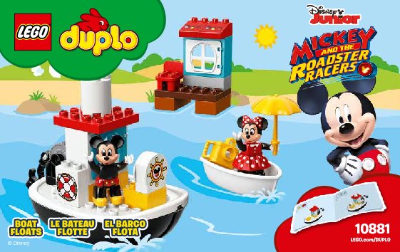 Istruzioni per la Costruzione - LEGO - 10881 - Mickey's Boat: Page 1