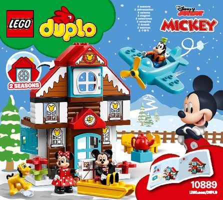 Istruzioni per la Costruzione - LEGO - 10889 - Mickey's Vacation House: Page 1