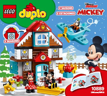 Istruzioni per la Costruzione - LEGO - 10889 - Mickey's Vacation House: Page 1