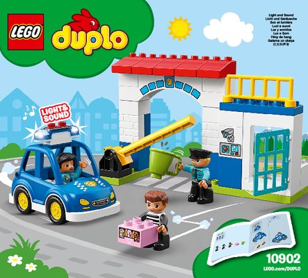 Istruzioni per la Costruzione - LEGO - 10902 - Police Station: Page 1