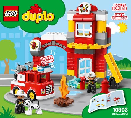 Istruzioni per la Costruzione - LEGO - 10903 - Fire Station: Page 1