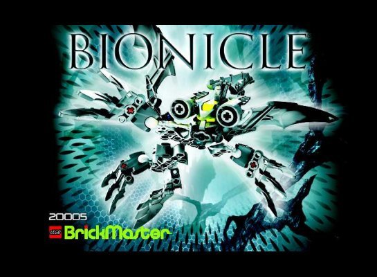 Istruzioni per la Costruzione - LEGO - 20005 - Brickmaster - Bionicle: Page 1