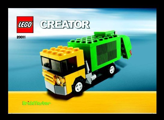 Istruzioni per la Costruzione - LEGO - 20011 - Brick Master - Creator: Page 1