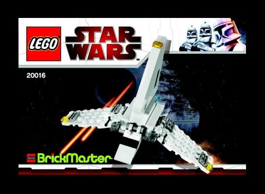 Istruzioni per la Costruzione - LEGO - 20016 - LEGO Star Wars Imperial shuttle: Page 1