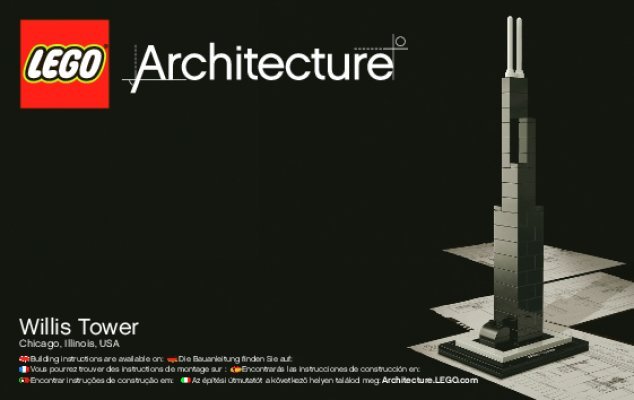 Istruzioni per la Costruzione - LEGO - 21000 - Willis Tower: Page 1