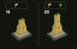 Istruzioni per la Costruzione - LEGO - Architecture - 21002 - Empire State Building: Page 13