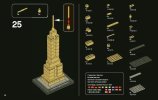 Istruzioni per la Costruzione - LEGO - Architecture - 21002 - Empire State Building: Page 16