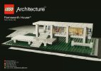 Istruzioni per la Costruzione - LEGO - Architecture - 21009 - Farnsworth House™: Page 1