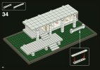 Istruzioni per la Costruzione - LEGO - Architecture - 21009 - Farnsworth House™: Page 60