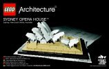 Istruzioni per la Costruzione - LEGO - Architecture - 21012 - Sydney Opera House™: Page 1