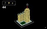 Istruzioni per la Costruzione - LEGO - Architecture - 21013 - Big Ben: Page 47