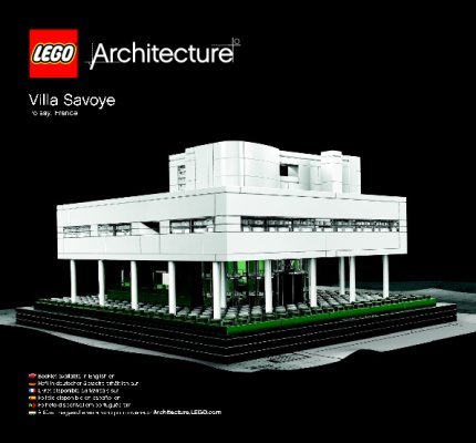 Istruzioni per la Costruzione - LEGO - Architecture - 21014 - Villa Savoye: Page 1