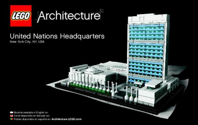 Istruzioni per la Costruzione - LEGO - Architecture - 21018 - Sede delle Nazioni Unite: Page 1