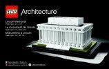 Istruzioni per la Costruzione - LEGO - Architecture - 21022 - Lincoln Memorial: Page 1