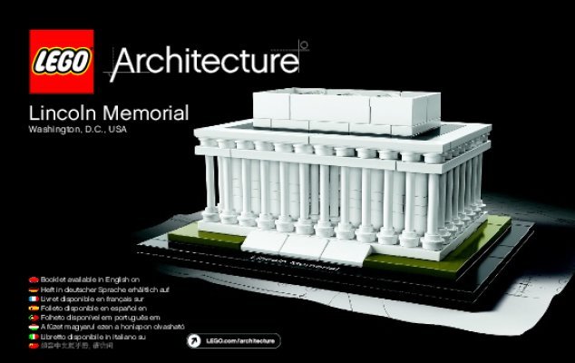 Istruzioni per la Costruzione - LEGO - Architecture - 21022 - Lincoln Memorial: Page 1