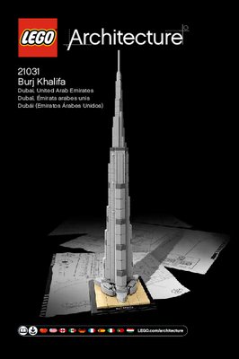 Istruzioni per la Costruzione - LEGO - Architecture - 21031 - Burj Khalifa: Page 1