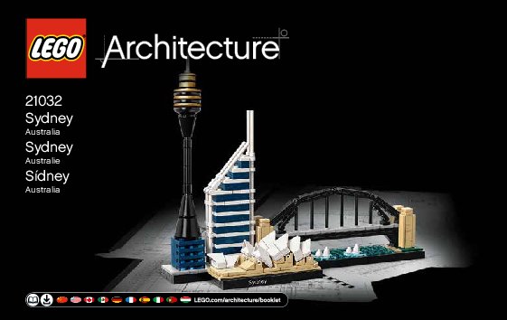 Istruzioni per la Costruzione - LEGO - Architecture - 21032 - Sydney: Page 1