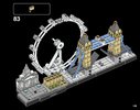 Istruzioni per la Costruzione - LEGO - Architecture - 21034 - Londra: Page 109