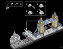 Istruzioni per la Costruzione - LEGO - Architecture - 21034 - Londra: Page 73